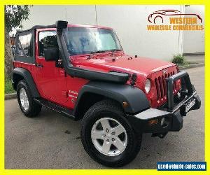 2010 Jeep Wrangler JK Sport Softtop 2dr Man 6sp 4x4 3.8i [MY10] Red Manual M